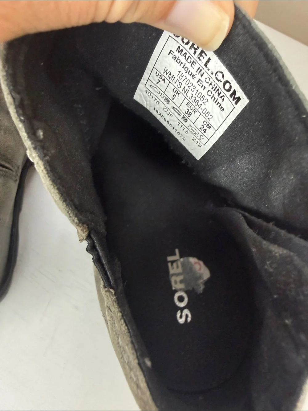 Women's Sorel Joan of Arctic Wedge II Zip sz 7